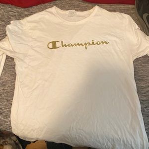 Gold Champion Logo T
